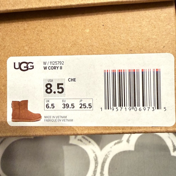 UGG Tan Suede Ankle Boots - Picture 4 of 4